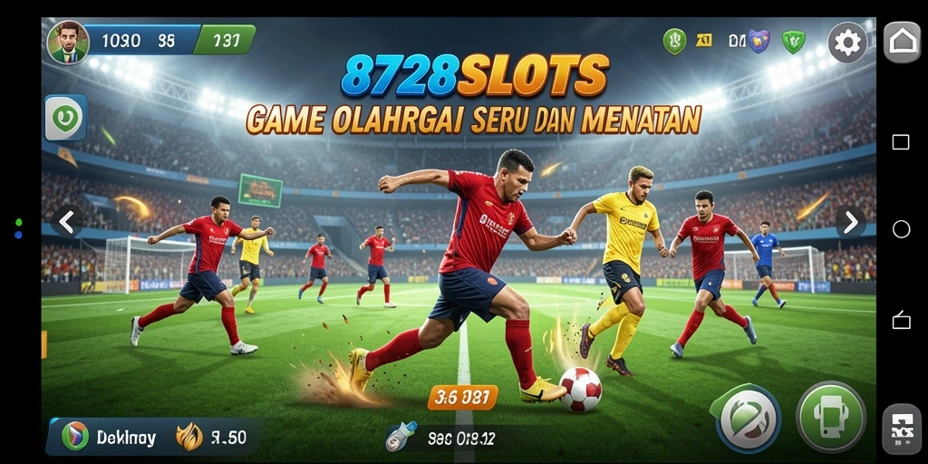Tampilan grafik menawan dari gameplay 8728SLOTS yang menegangkan.