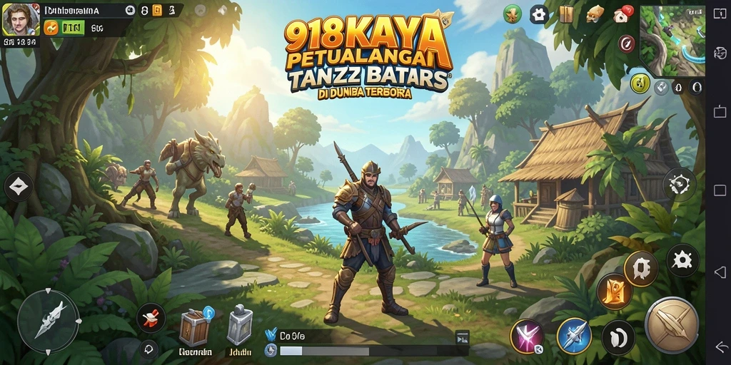 Tampilan gameplay seru dan mendebarkan di dunia terbuka 918KAYA.