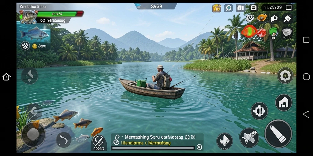 Tangkapan terbesar dalam game S9S9 yang penuh warna dan detail.